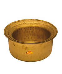 Brass Top Hammered
