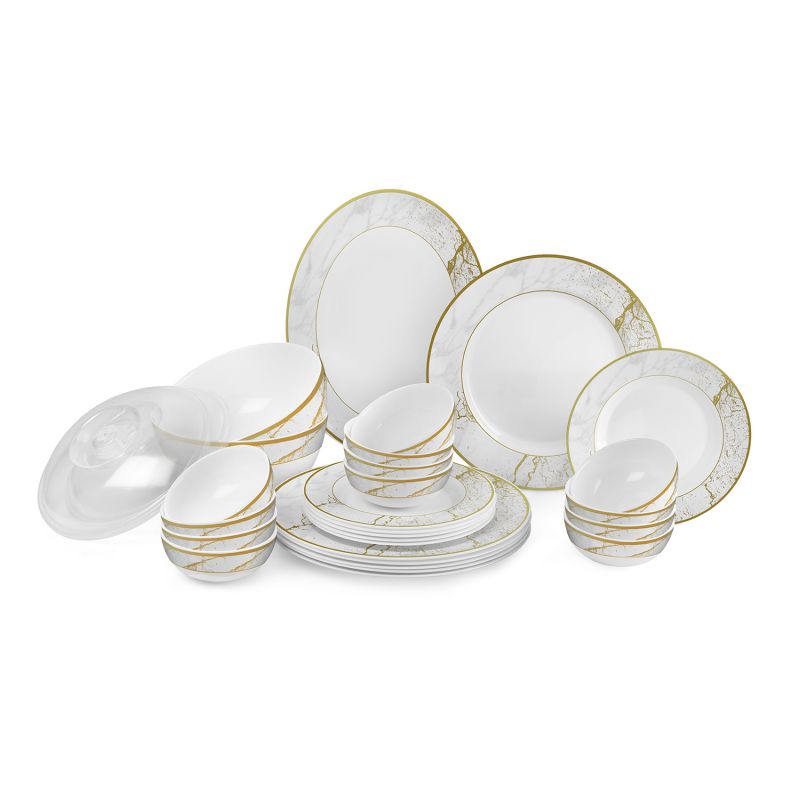 Carrara White Dinner Set
