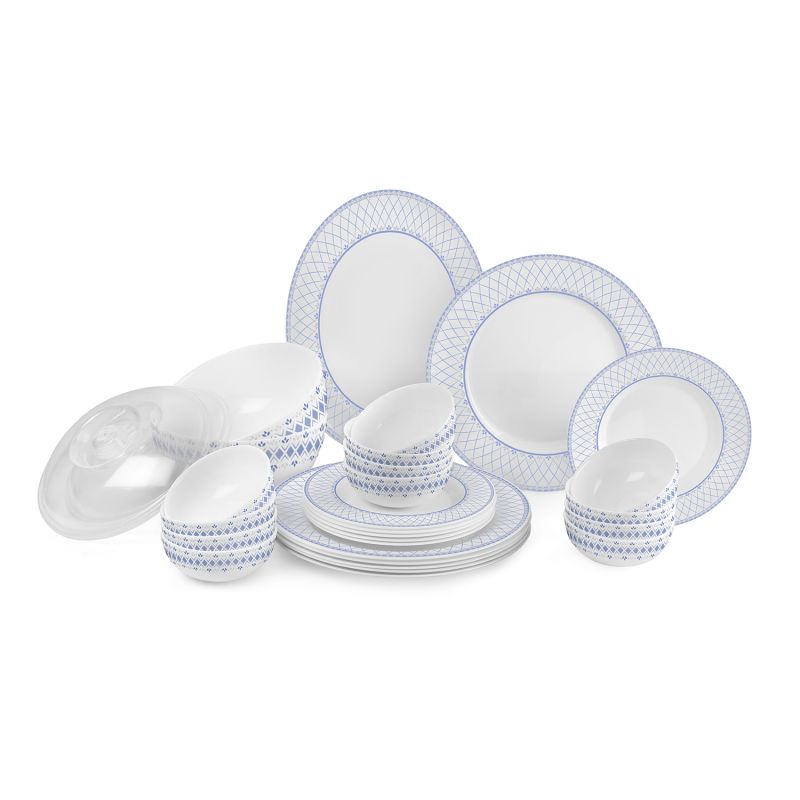 Infinity Blue Dinner Set