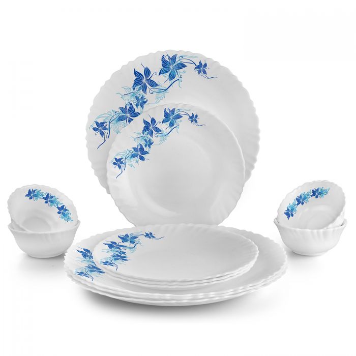 Blue Swirl Dinner Set