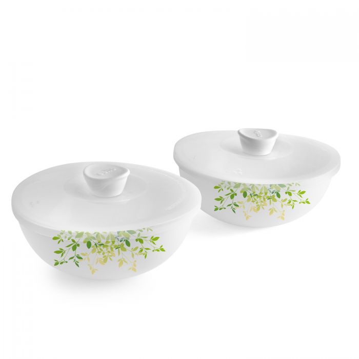 Royale Mixing Bowl Medium Set Green Ochard
