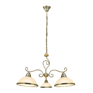 ORNALITE CHANDELIER 1 X 3LS E27 BRZ Ceiling mounted, Chandelier