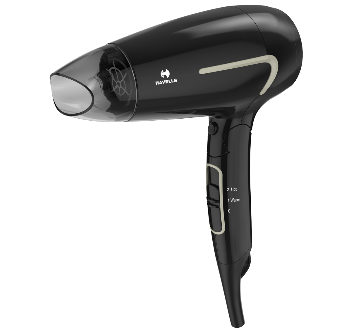 UNISEX COOL SHOT & FOLDABLE HAIR DRYER (BLACK) HD3181 ( 1600 W )