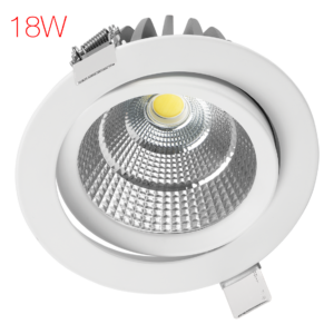 LED CRYSTA COB SWIVEL SPOTLIGHT 18 W 3 K