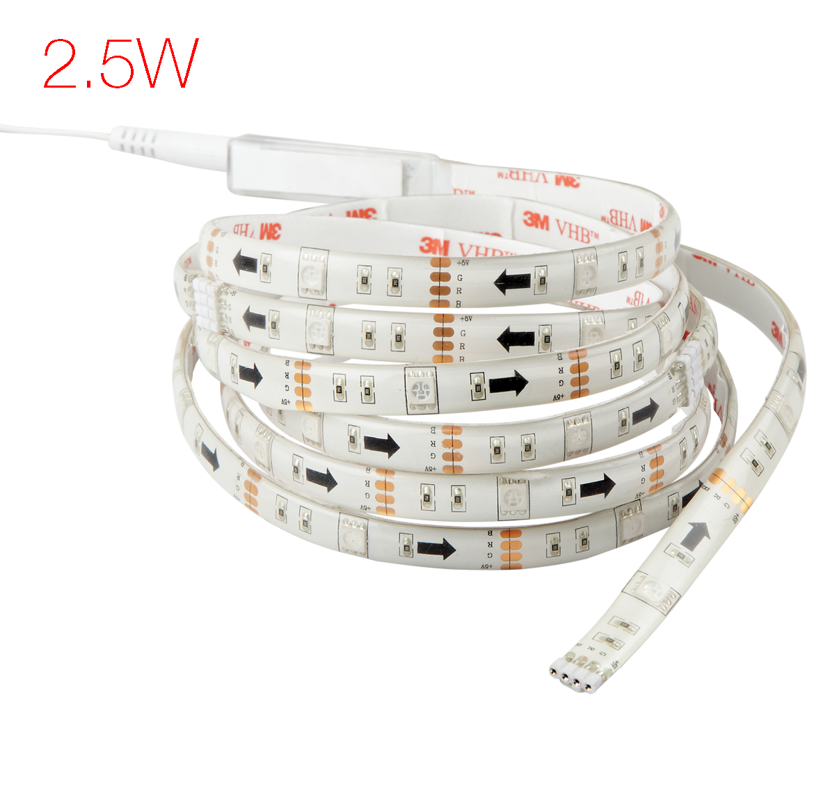 FLEXION LED USB TV RGB STRIP 2.5 W RGB Digital Strip