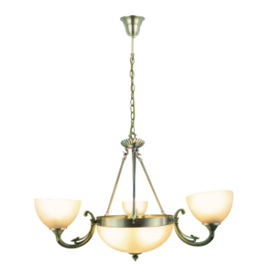 ADELIA CHANDELIER 1 X 5 LS E27 ABR Ceiling mounted, Chandelier