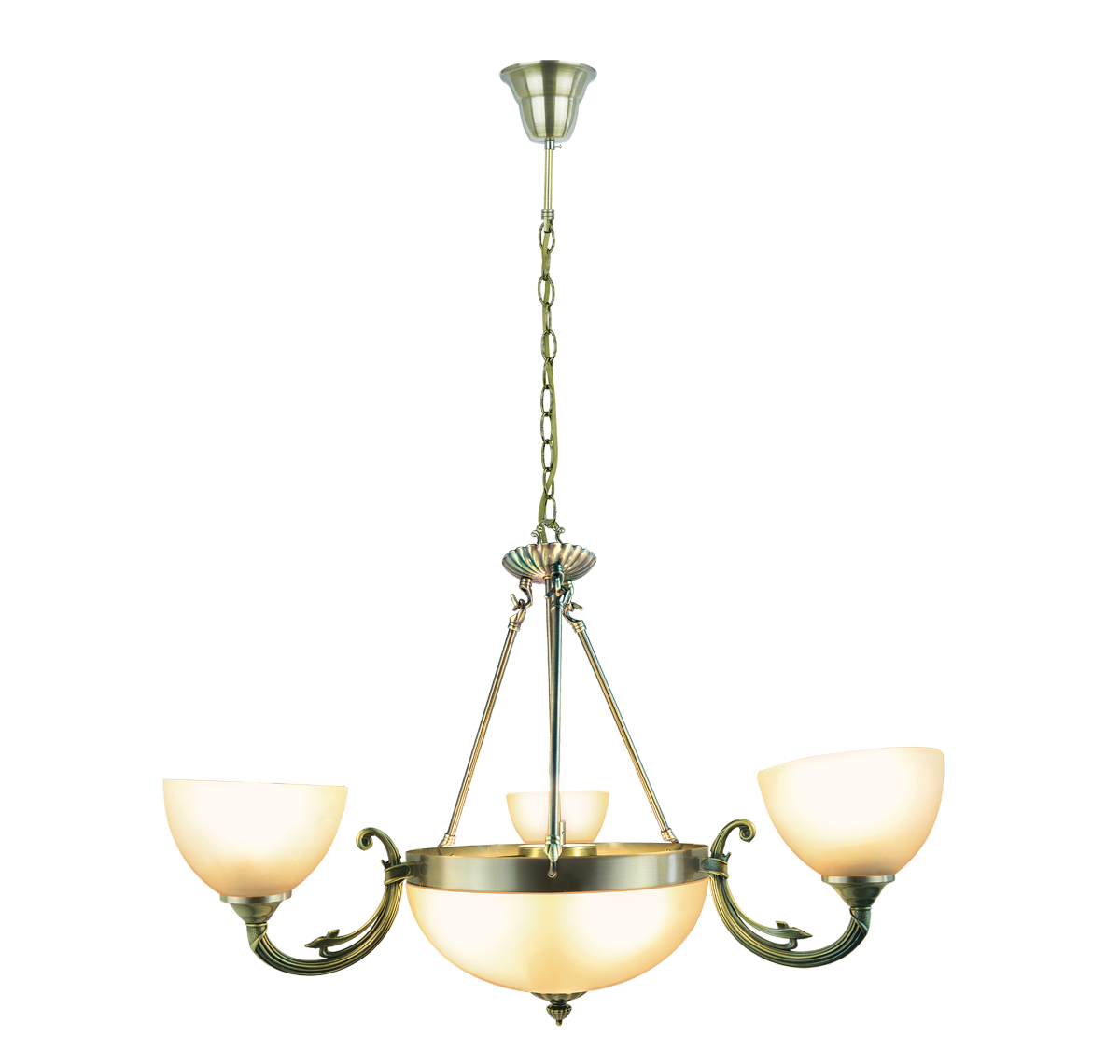 ADELIA CHANDELIER 1 X 5 LS E27 ABR Ceiling mounted, Chandelier