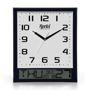 Ajanta Orpat - Calendar Analog Wall Clock– 2817-T – Blue