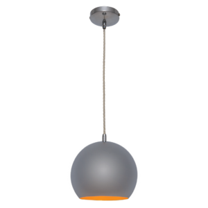 FUSION PENDANT 1LS E27 D180 CRM+GLD Ceiling mounted, Pendant
