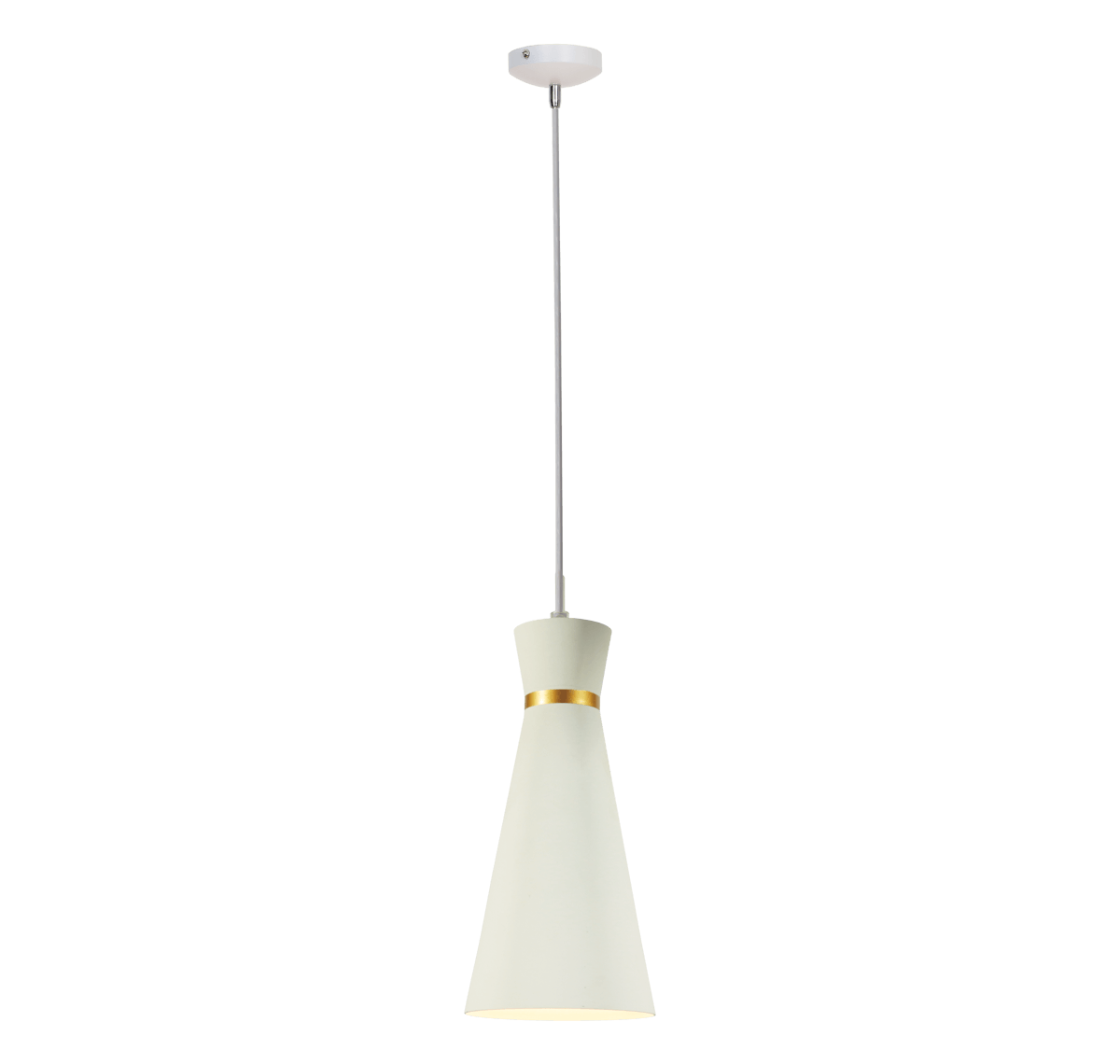 FUSION PENDANT 1LS E27 D120 WHT Ceiling mounted, Pendant