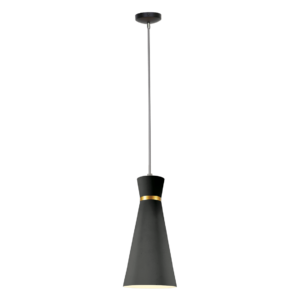 FUSION PENDANT 1LS E27 D120 BLK Ceiling mounted, Pendant