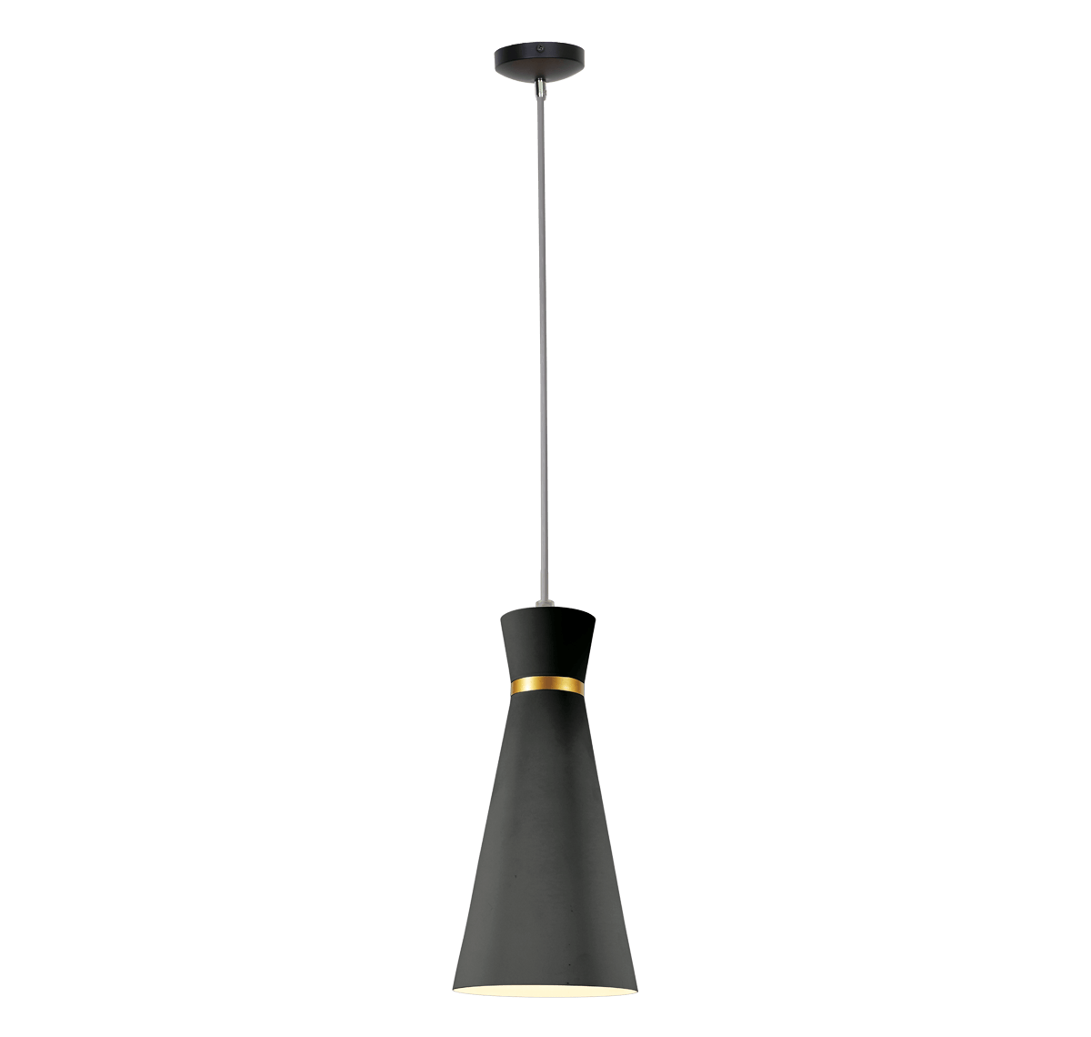 FUSION PENDANT 1LS E27 D120 BLK Ceiling mounted, Pendant