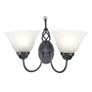 CUPOLA WL 2LS E27 BLK BRZ Wall mounted, Wall light