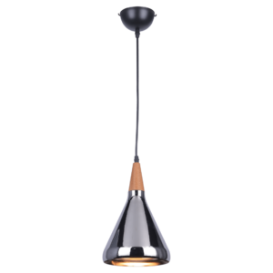 PENELOPE PENDANT 1LS E27 D180 CRM+WD Ceiling mounted, Pendant