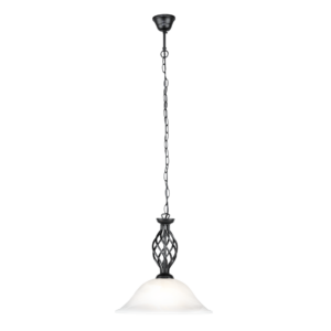 CUPOLA PENDANT 1LS E27 BLK Ceiling mounted, Pendant