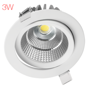 LED CRYSTA COB SWIVEL SPOTLIGHT 3 W 3000 K
