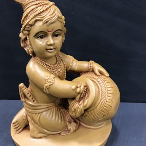 Poly Resin Butter Krishna