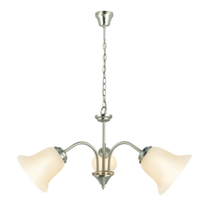 FLORETTE CHANDELIER 1 X 3LS E14 CRM Ceiling mounted, Chandelier