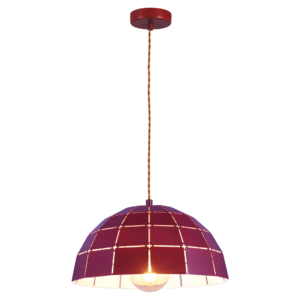 PENELOPE PENDANT 1LS E27 D300 RED Ceiling mounted, Pendant