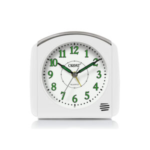 Orpat - Time Piece – Snooze Buzzer Alarm Clock – TBZL-697 – White