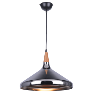 PENELOPE PENDANT 1LS E27 D390 CRM+WD Ceiling mounted, Pendant