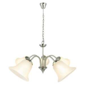 FLORETTE CHANDELIER 1 X 5LS E14 CRM Ceiling mounted, Chandelier