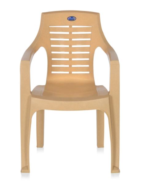Nilkamal CHR 6020 Mid Back Chair With Arm (Marble Beige)