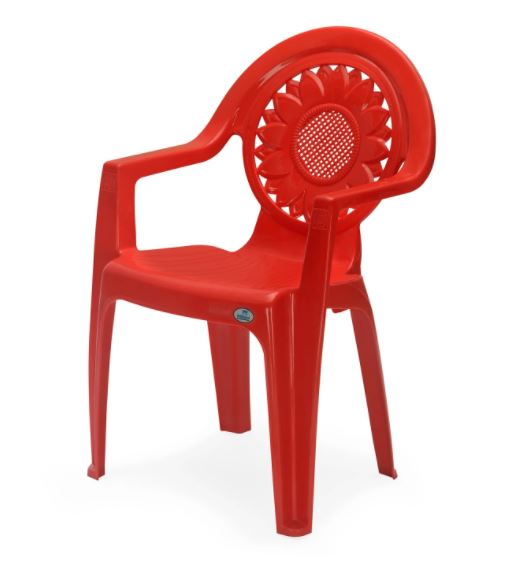 Nilkamal Low Back Chair CHR 2034 (Bright Red) – Style 2