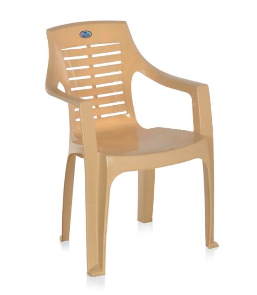 Nilkamal CHR 6020 Mid Back Chair With Arm (Marble Beige)