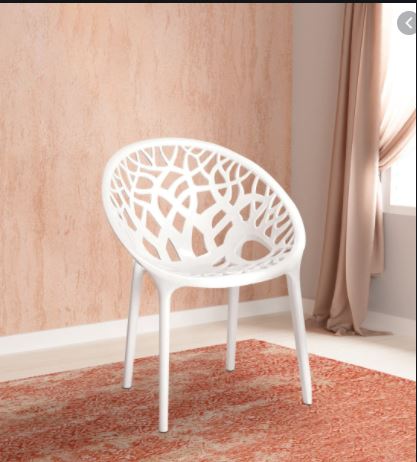 Nilkamal Crystal PP (Polypropylene) Milky White