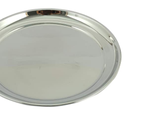 5Elements Steel Dinner Plate Dia 8.5 inch