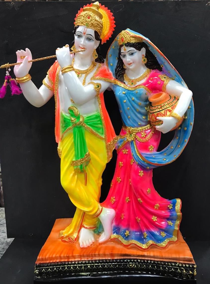 Polyresin Marble Finish Radhakrishna