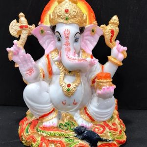 Poly Resin Marble Finish Ganesh