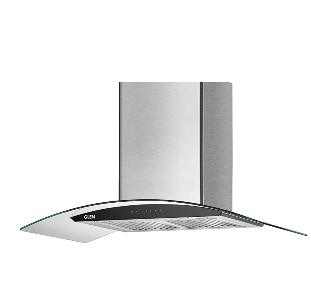Glen Heat Auto Clean Chimney (6063 SS, Baffle filters, Touch Sensor