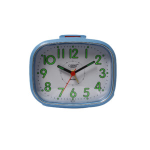 Orpat  Time Piece  Snooze Buzzer Alarm Clock Baby Blue