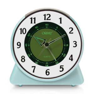 Orpat - Time Piece – Snooze Buzzer Alarm Clock – TBZLF-657 – Coral Green