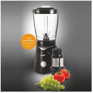 GLEN Mini Blender 4045B with Fruit Filter, 2 Year Warranty/Black