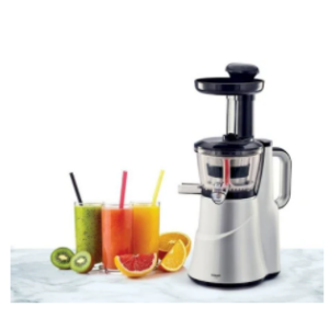 Eveready SLOW JUICER LIIS 150 W Juicer  (Silver, Black, 2 Jars)
