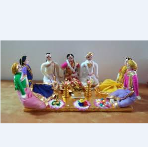 7 Doll Marriage Set - 1Pc