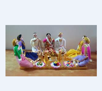 7 Doll Marriage Set - 1Pc