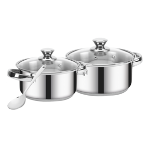 IRIS 5 PCS CASSEROLE GIFT SET WITH GLASS LID