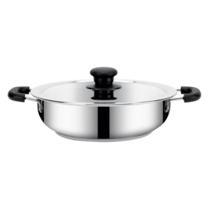 IRIS-KADHAI WITH GLASS LID -24CM