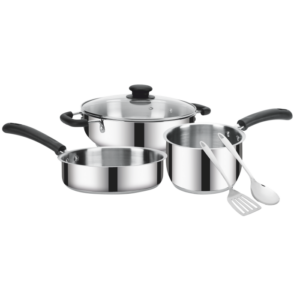 IRIS 6 PCS GIFT SET (KADHAI/FRYPAN/GLASS LID/SAUCEPAN/TWO SPACTUALA)