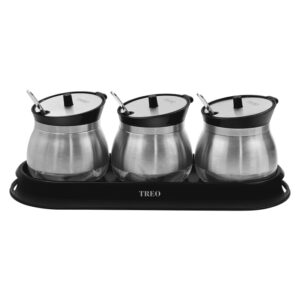 Trinal Jar Set With Spoons and Tray 270 ml