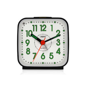 Orpat - Time Piece – Snooze Buzzer Alarm Clock – TBZL-167 – Black