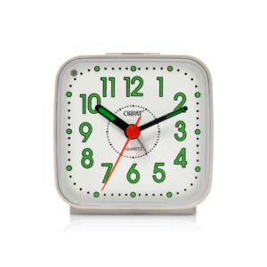 Orpat - Time Piece – Snooze Buzzer Alarm Clock – TBZL-167 – Light Grey