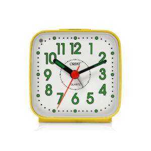 Orpat - Time Piece – Snooze Buzzer Alarm Clock – TBZL-167 – Yellow