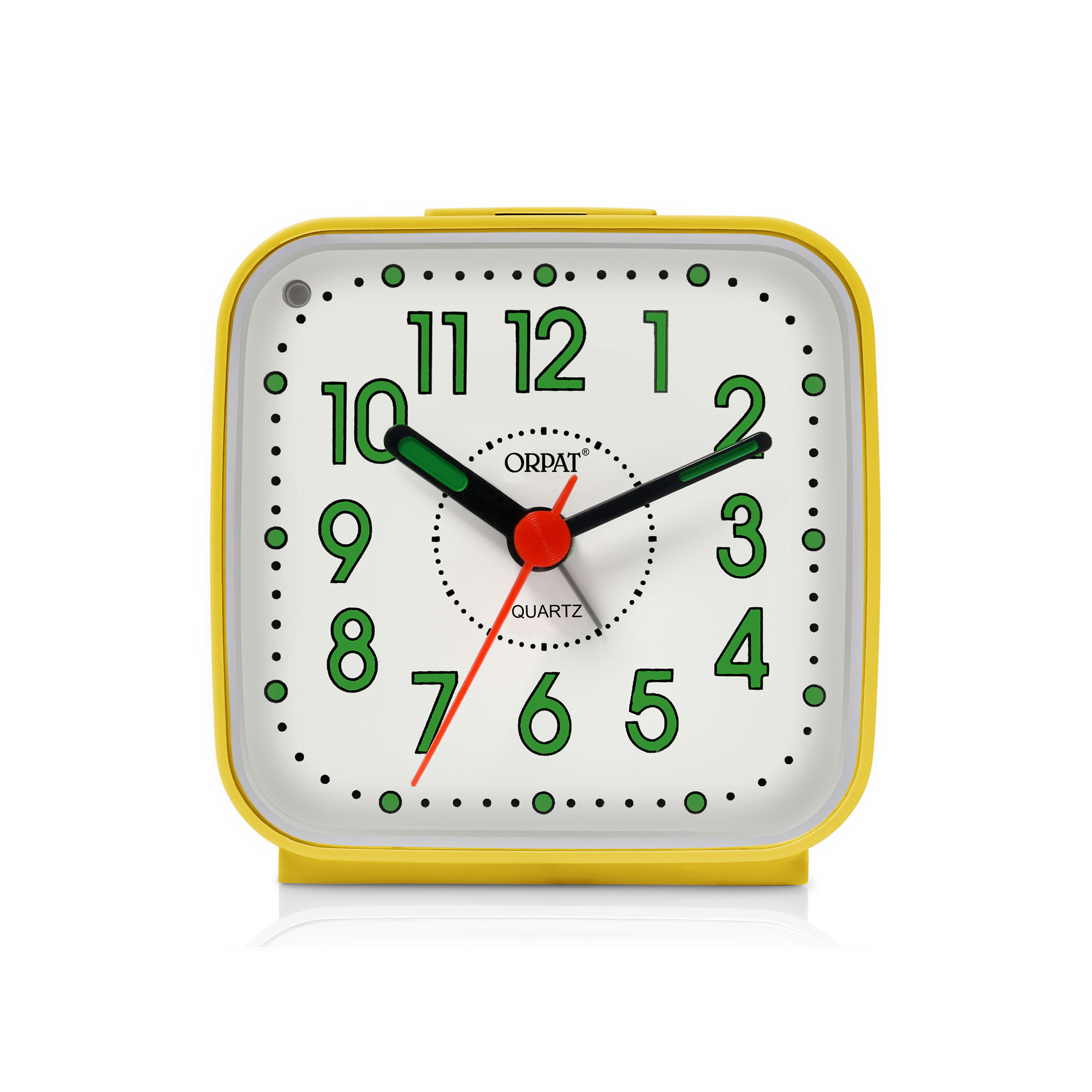 Orpat - Time Piece – Snooze Buzzer Alarm Clock – TBZL-167 – Yellow