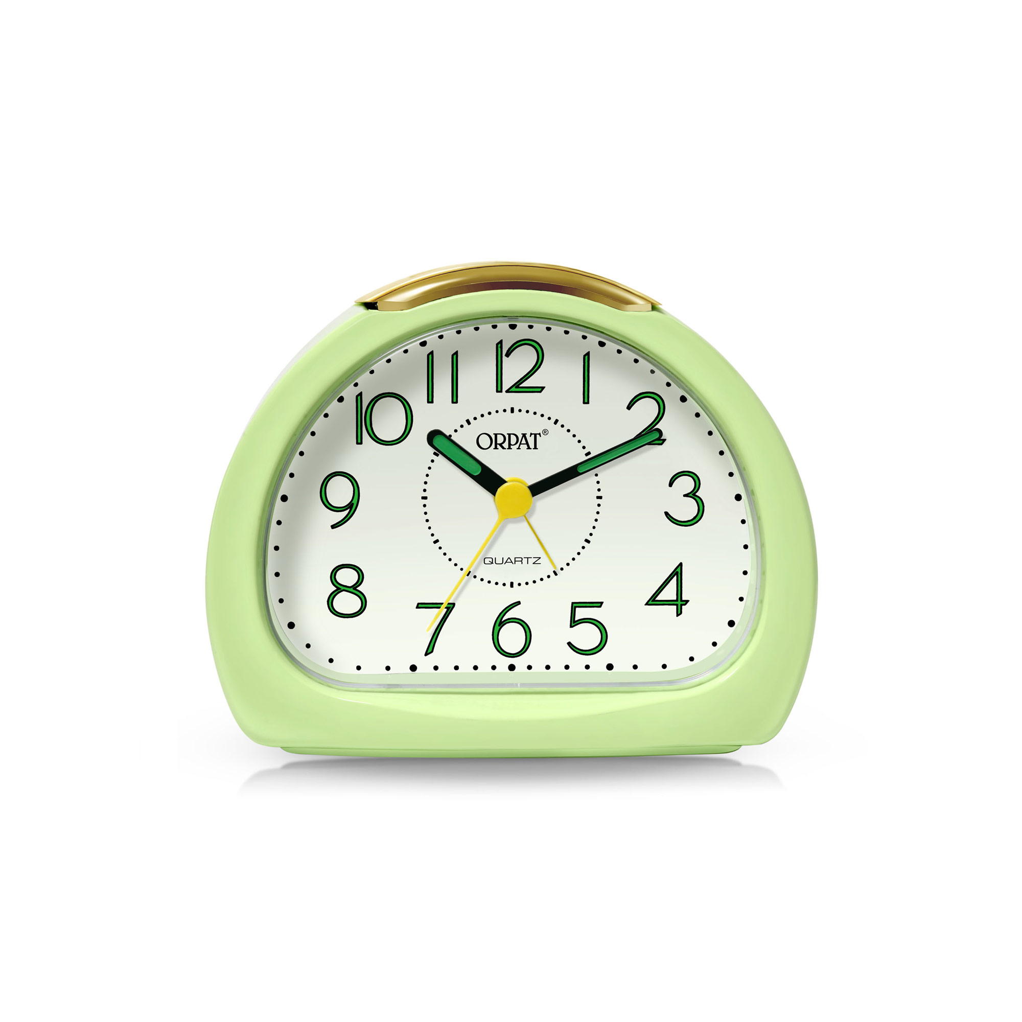 Orpat - Time Piece – Snooze Buzzer Alarm Clock – TBZL-367 – Parrot Green
