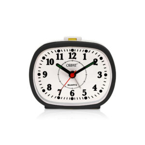 Orpat - Time Piece – Snooze Buzzer Alarm Clock – TBZL-607 – Black